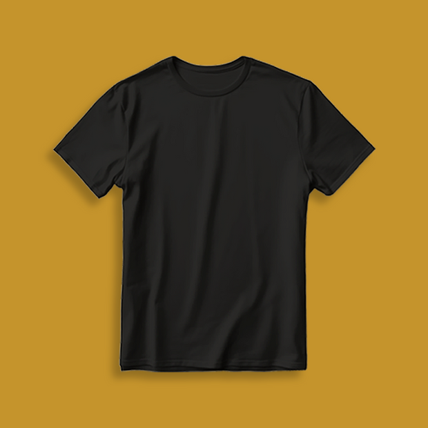 Basic Black T-Shirt | Export Quality